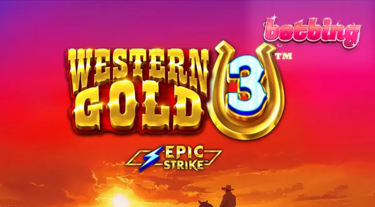 Interface do jogo Western Gold 3 com elementos visuais de Velho Oeste